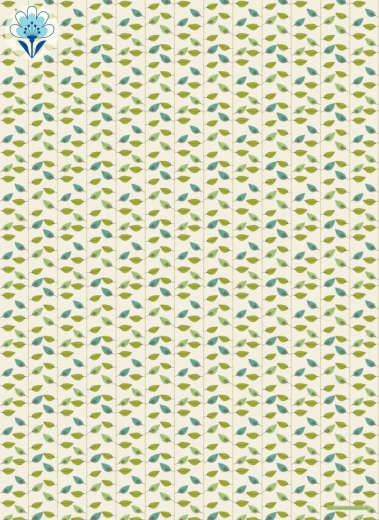 Geschenkpapier Blatt am Schnürchen