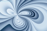 Geschenkpapier Wave, Blume blau