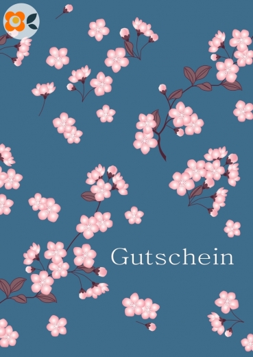 Geschenkgutschein (50 EUR), Kirschblüten