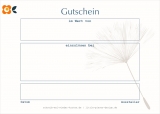 Geschenkgutschein (15 EUR), Pusteblume