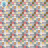 Eine Lunchserviette Patchwork