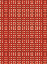 Geschenkpapier Retro-Spots, rot