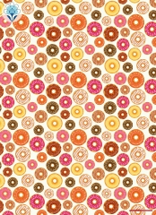 Geschenkpapier Donuts