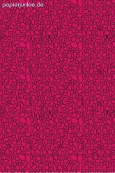 Geschenkpapier Kiesel, pink