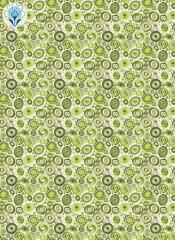 Geschenkpapier Ellipso verde