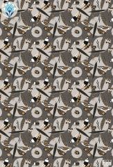 Geschenkpapier Tumult der Insekten